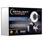 Rotolight (RL48-SL-KIT) Sound and Light Kit for DSLR - Includes Roto-Mic, RL48, Accessory Belt Pouch, Rotolight Stand and Calibration Filters Rotolight (RL48-SL-KIT) Sound and Light Kit for DSLR - Includes Roto-Mic, RL48, Accessory Belt Pouch, Rotolight Stand and Calibration Filters